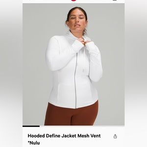Lululemon hooded define jacket